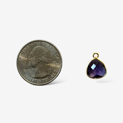 Faceted Hydroquartz Pendant