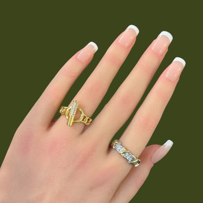 Buy Rhine Stone Stack rings Online