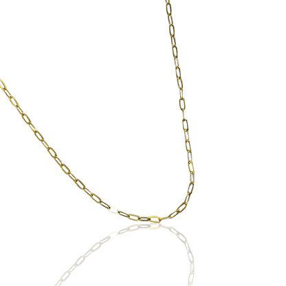 Paperclip Gold Chain