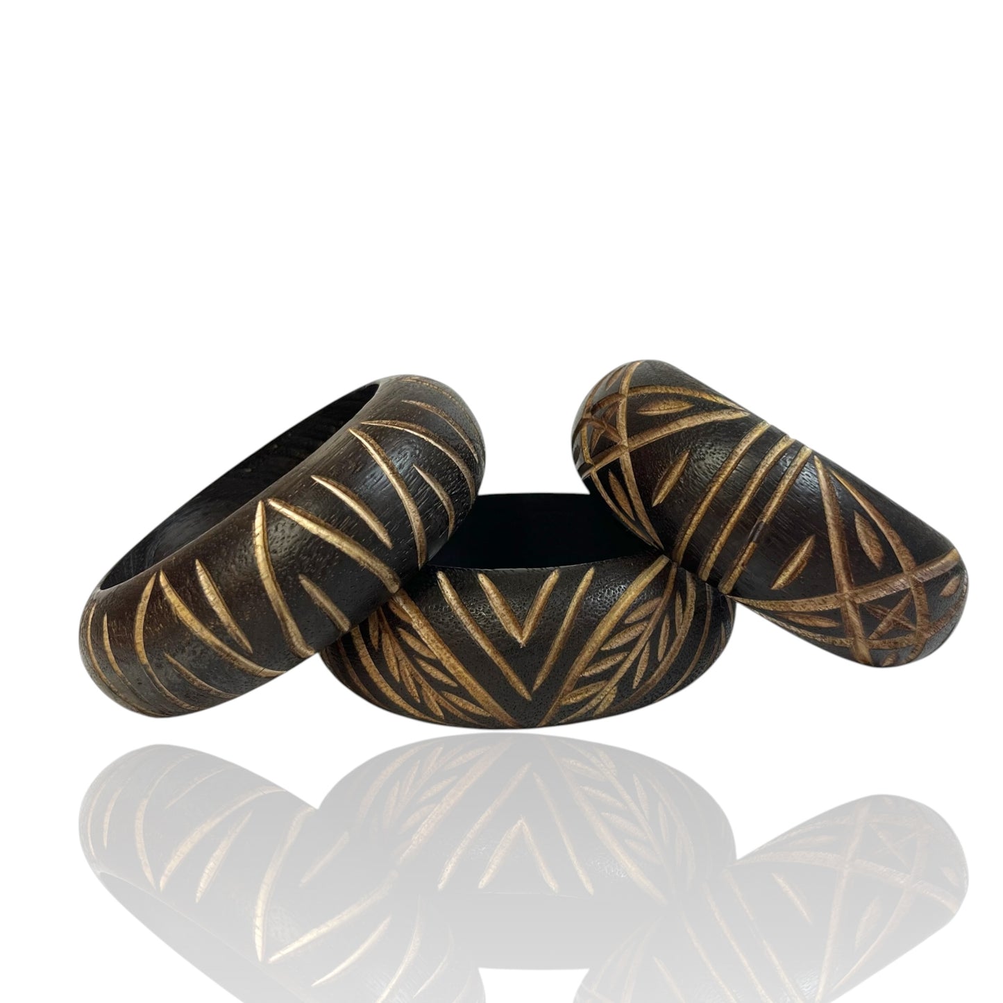 Dark Wood Bangles