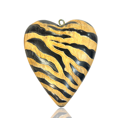 Bone heart Charm