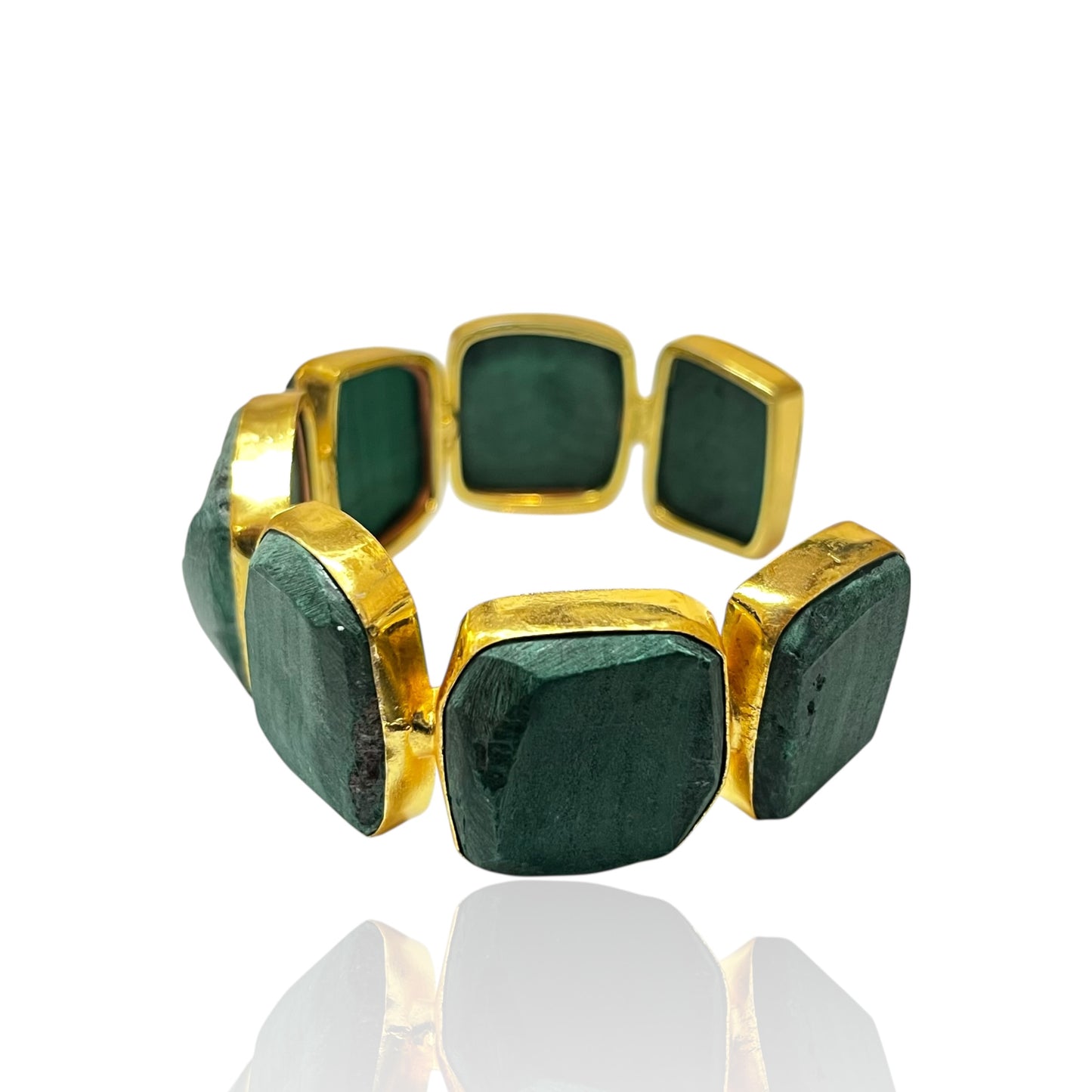 Iris Raw Stone Cuff