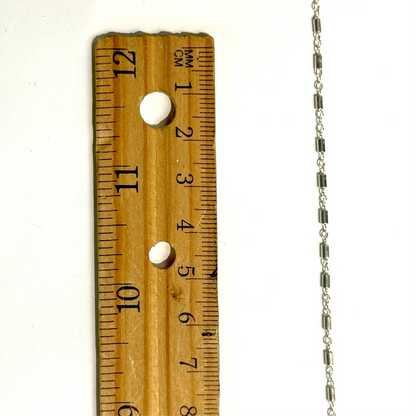 Sterling Silver Short Bars Chain