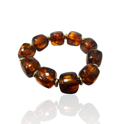 Resin bead bracelets