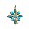 Moonstone and turquoise
