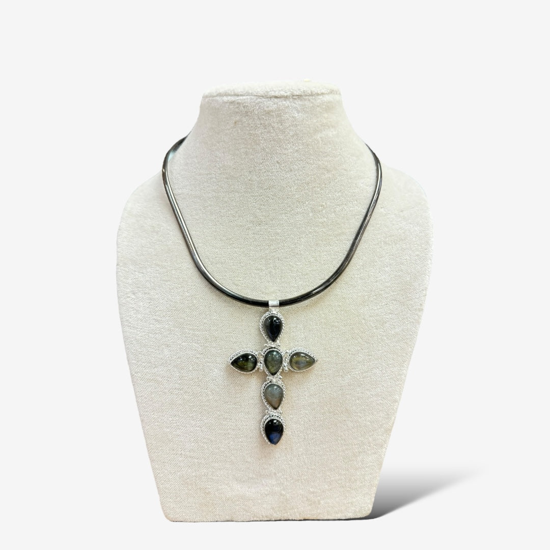 Anika labradorite cross
