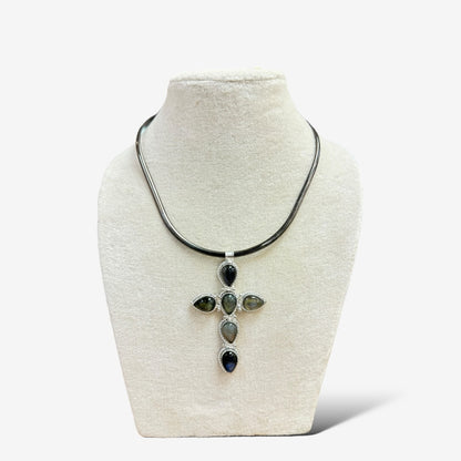 Anika labradorite cross
