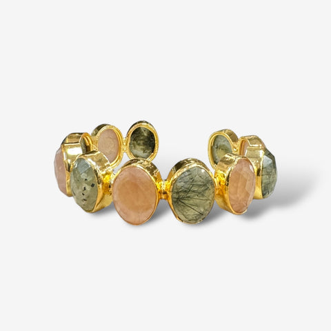 Anna Rose and Prehnite Cuff