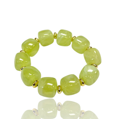Resin bead bracelets