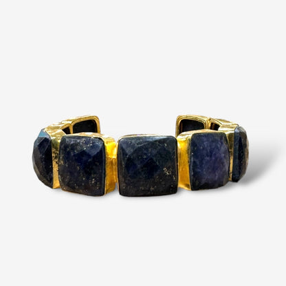 Bijou lapis cuff