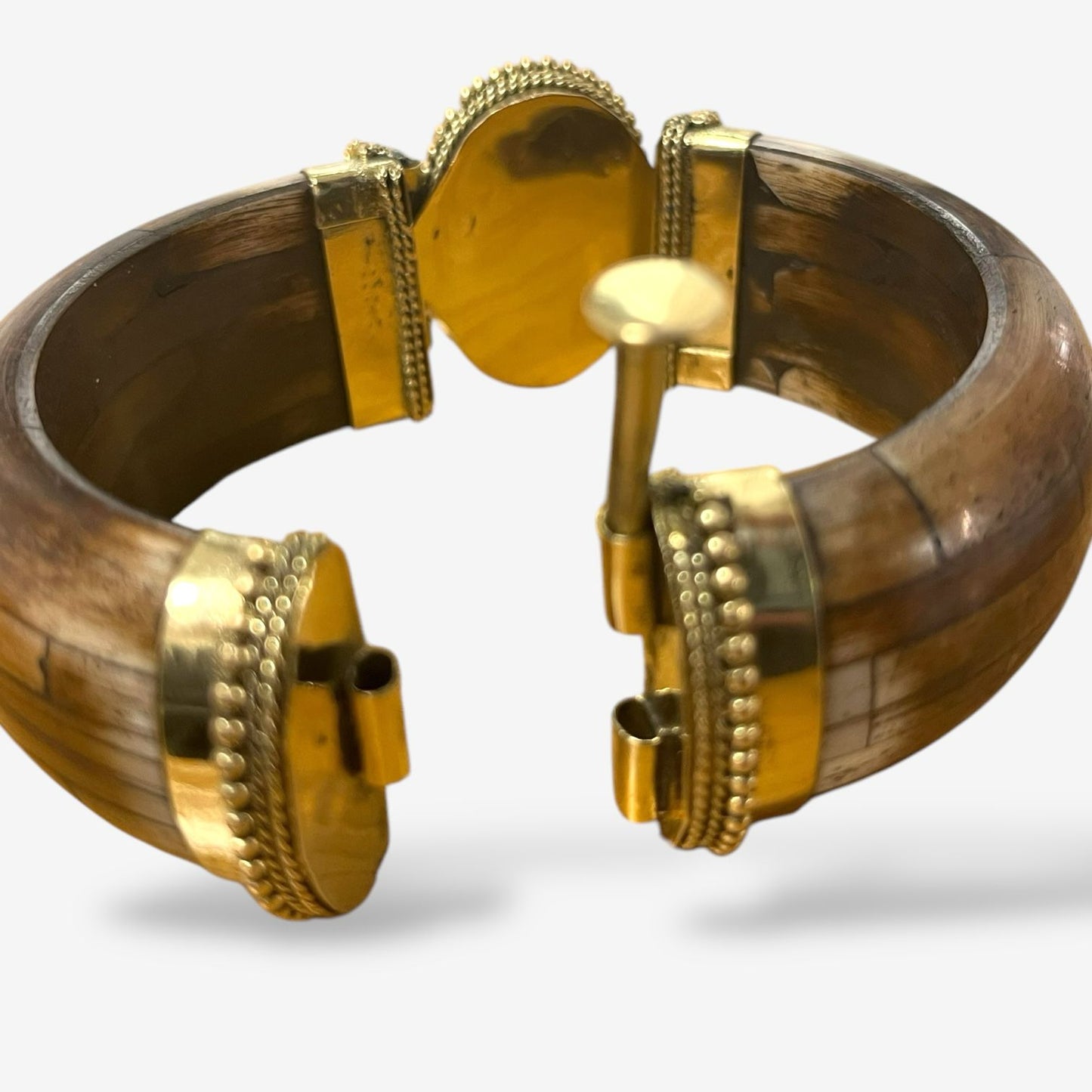 Brown Buffalo Bone Cuff