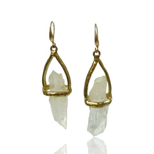 Quartz Earrings