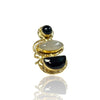 Black Onyx and Moonstone