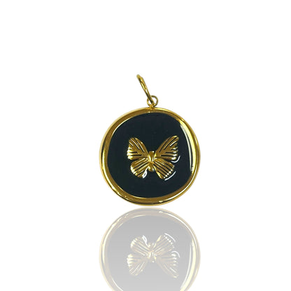Butterfly Coin Charm
