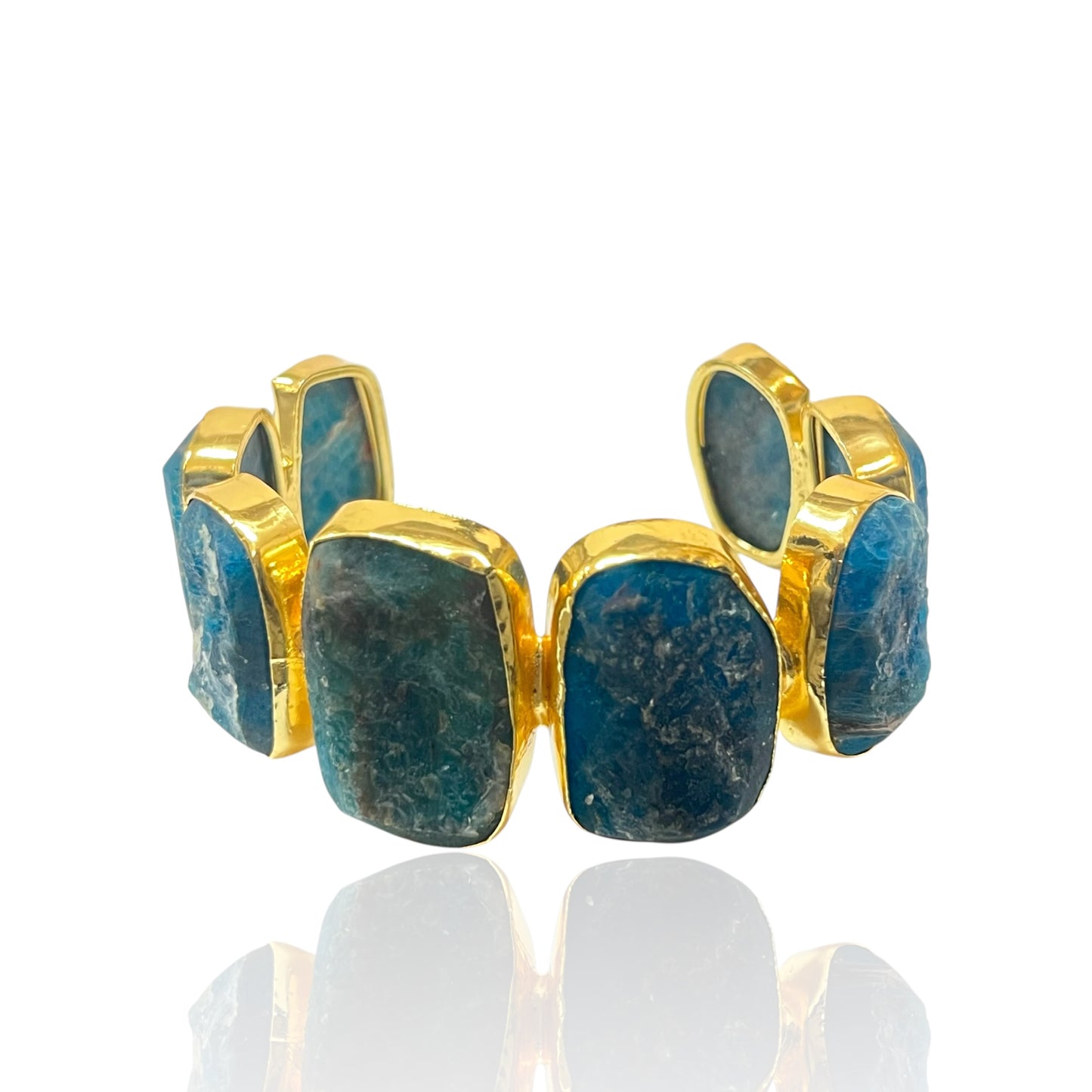 Iris Raw Stone Cuff