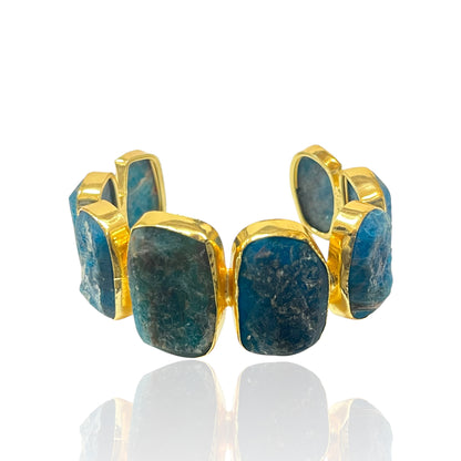 Iris Raw Stone Cuff