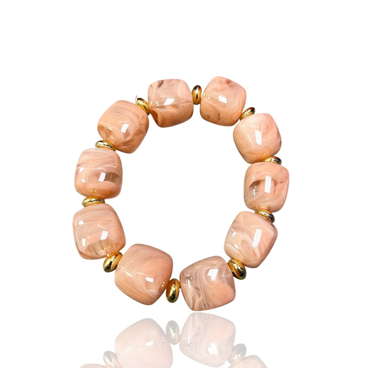 Resin bead bracelets