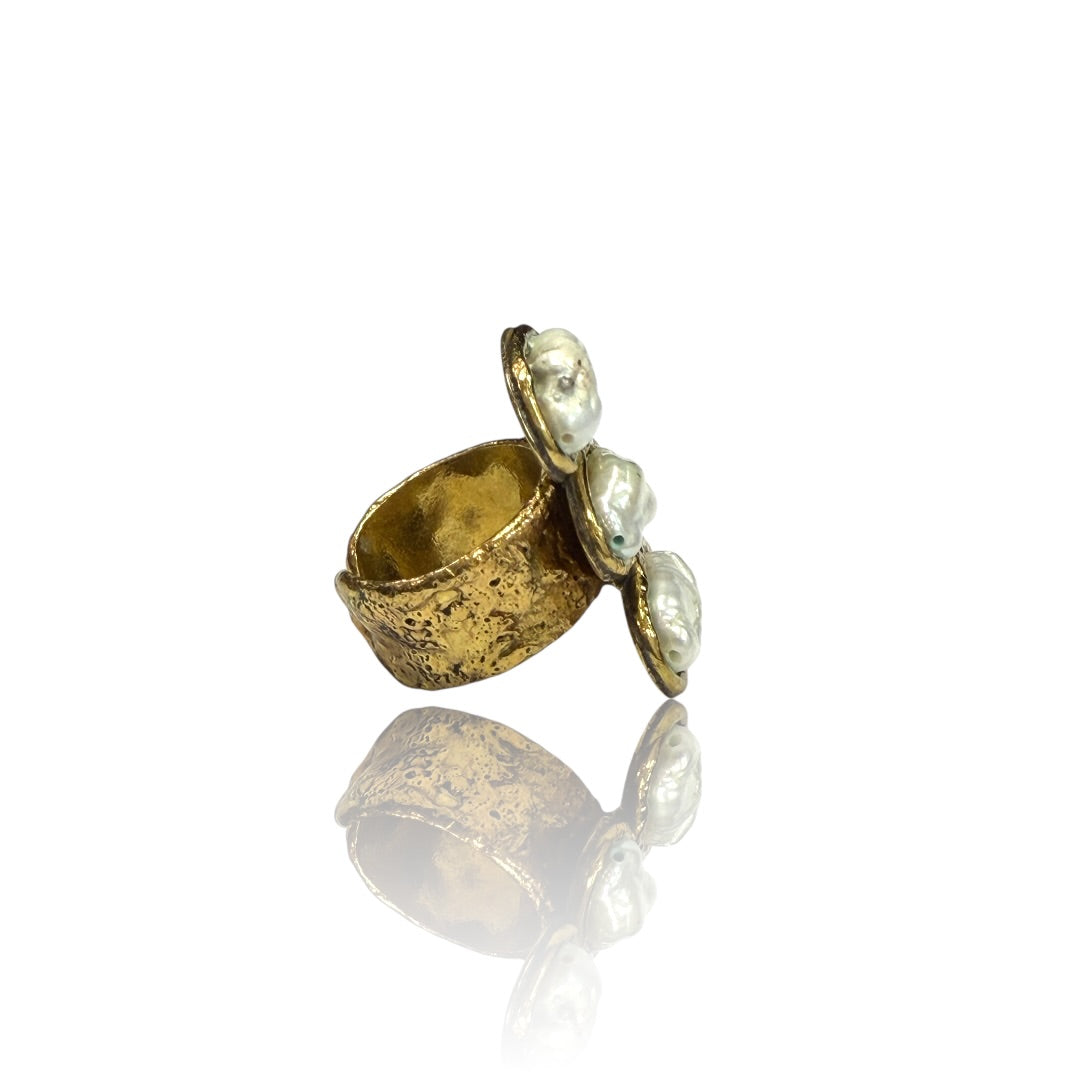 Trinity Pearl Ring