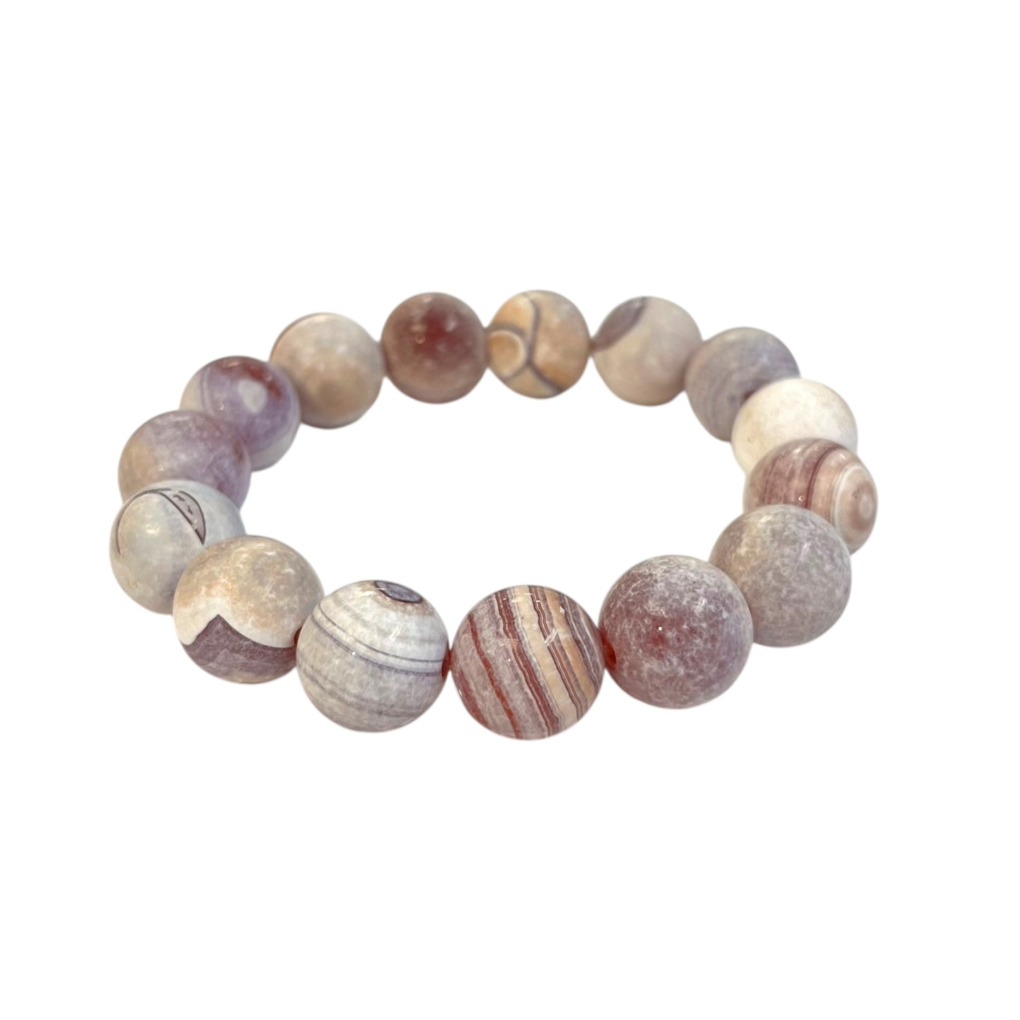 14mm Agate Candy bead bracelets