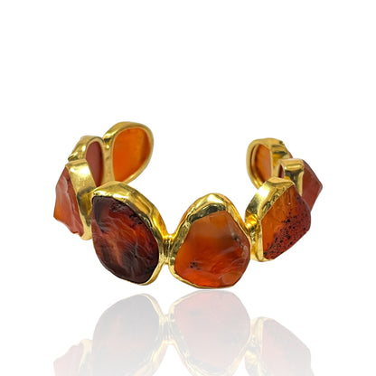 Iris Raw Stone Cuff