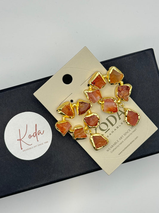 Clea Halo Earrings