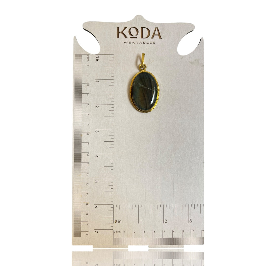 Elena Small Oval Pendants