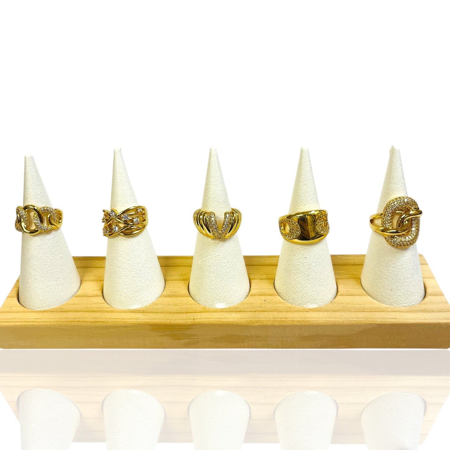 Gold Stack rings