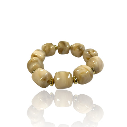 Resin bead bracelets