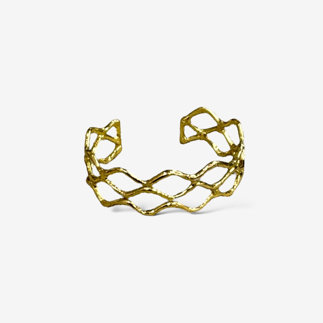 Gold Lattice Cuff