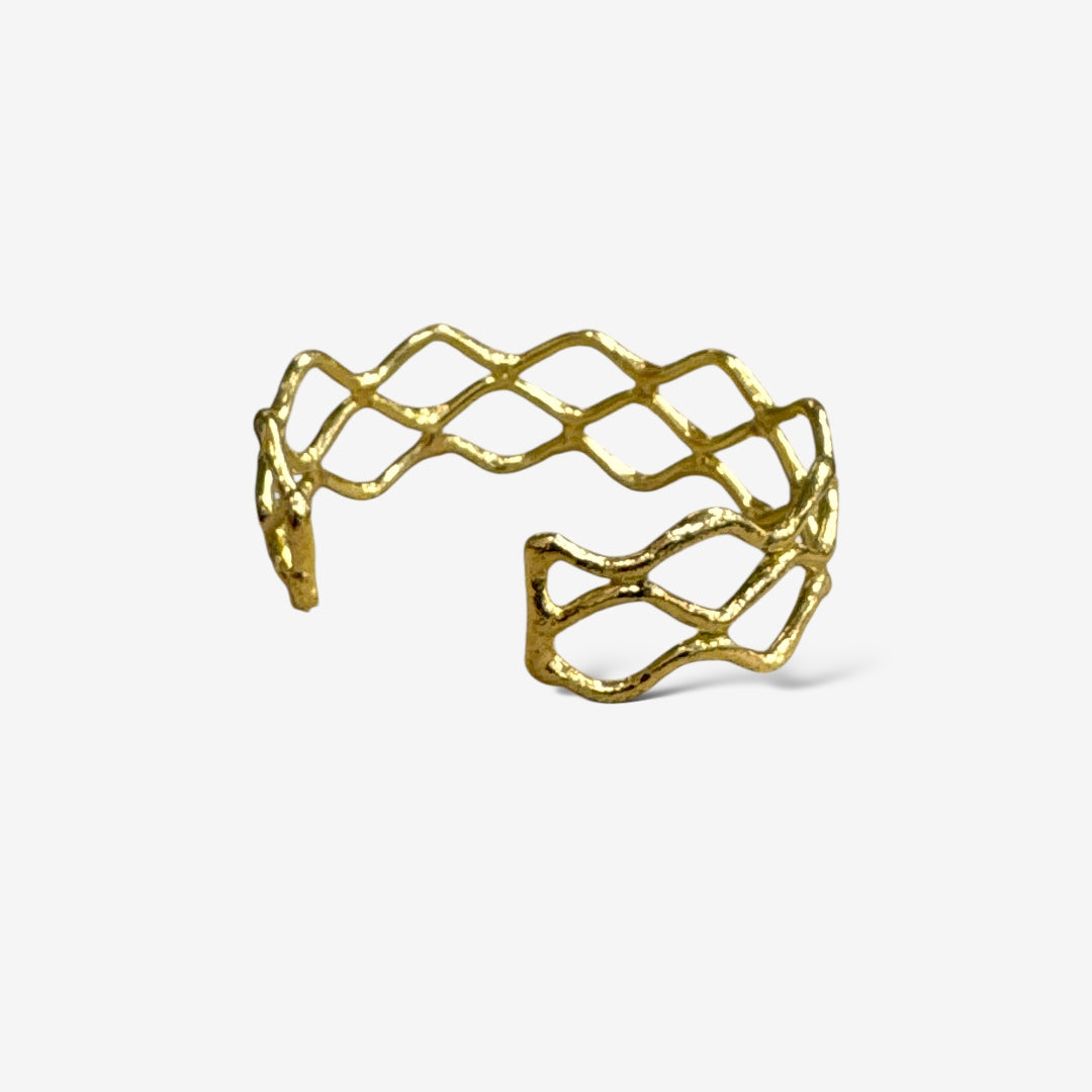 Gold Lattice Cuff