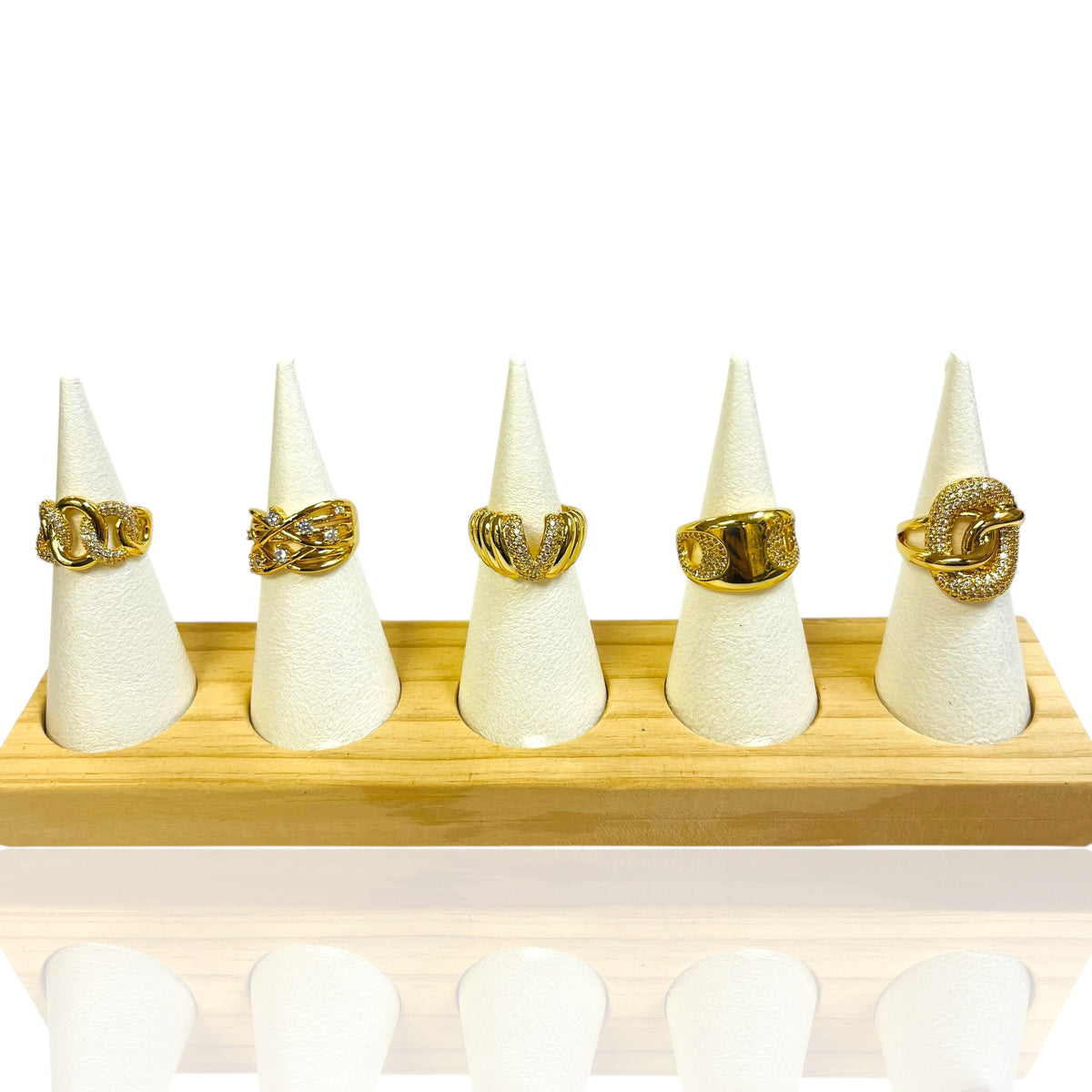 Gold Stack rings