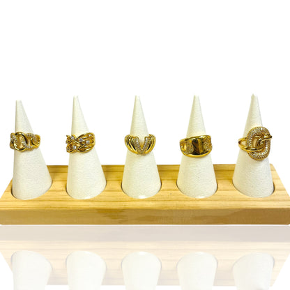Gold Stack rings