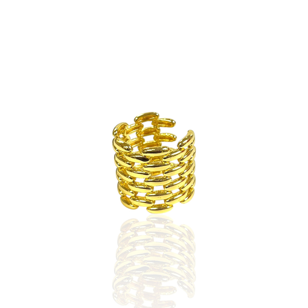 Golden stack ring