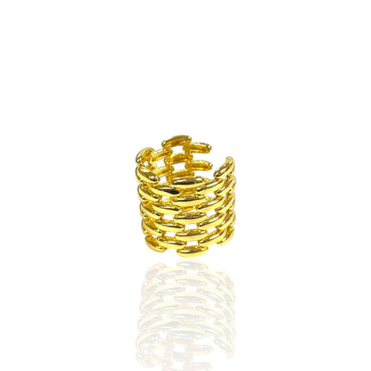Golden stack ring