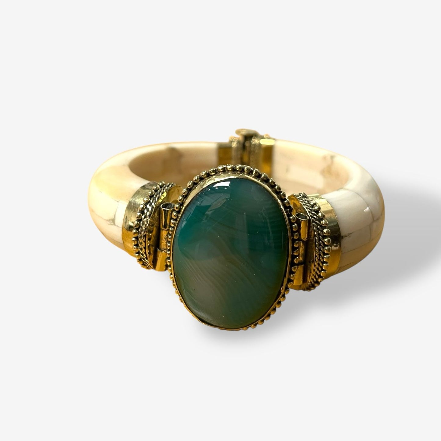 White Buffalo Bone Cuff