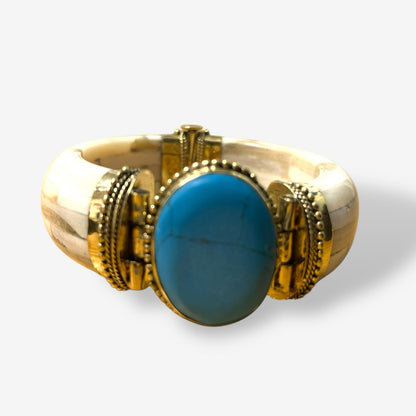White Buffalo Bone Cuff