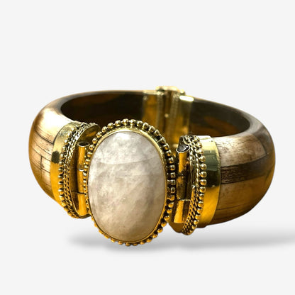 Brown Buffalo Bone Cuff