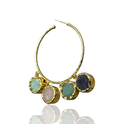 Multi stone dangle