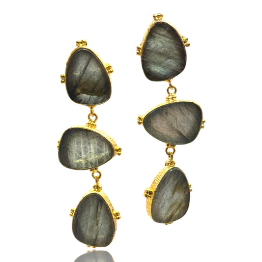 Labradorite triple drops