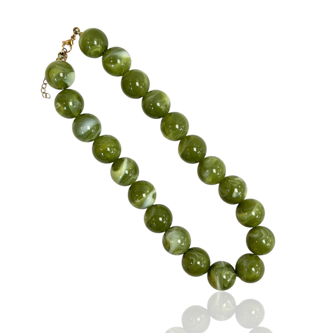 Round Resin Bead choker