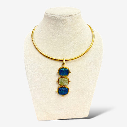 Quinn Raw Stone Pendant