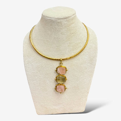 Quinn Raw Stone Pendant