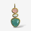 Amazonite , Pearl and Rose Quartz