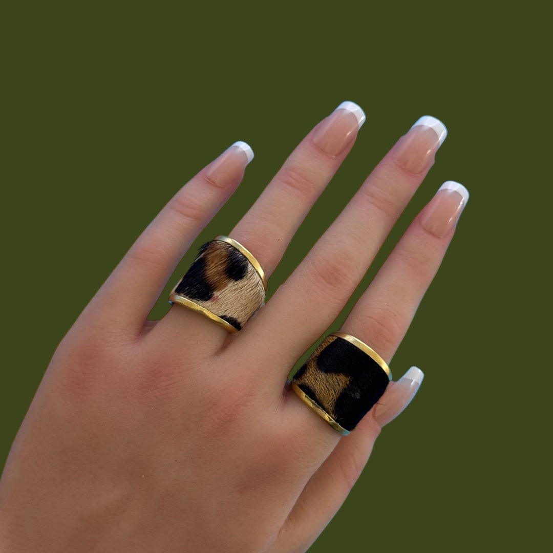 Buy Faux Leather Ring