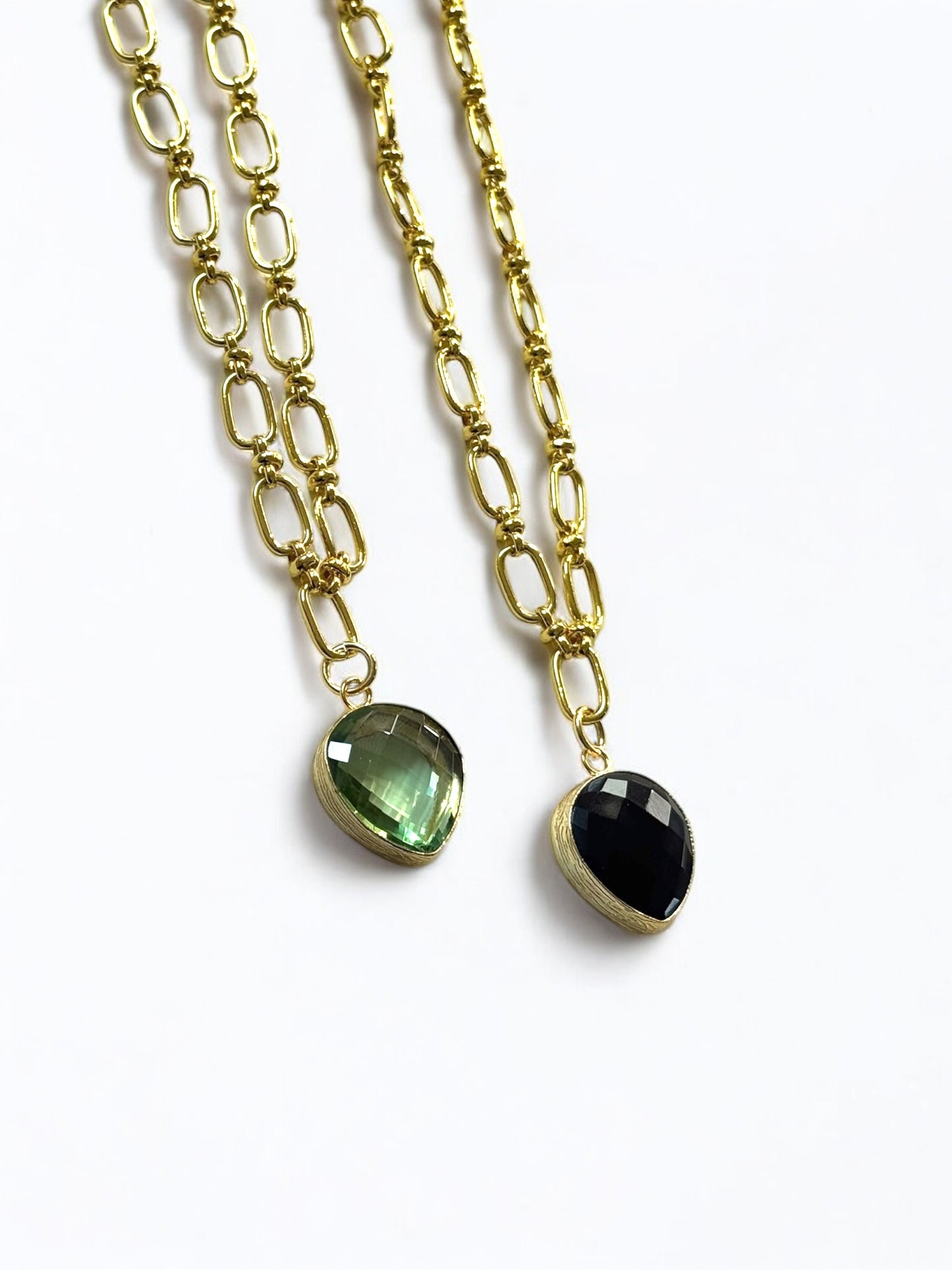 Dewdrop necklaces