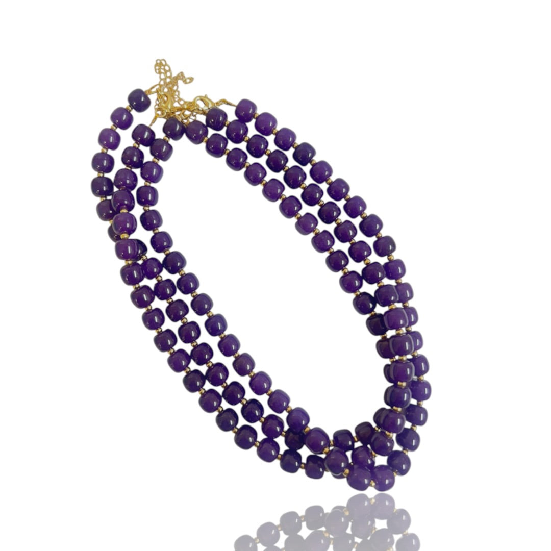 Pastel Hues Bead Necklaces