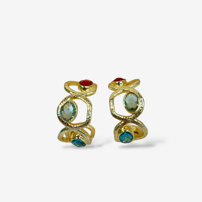 Boho Gem Earrings