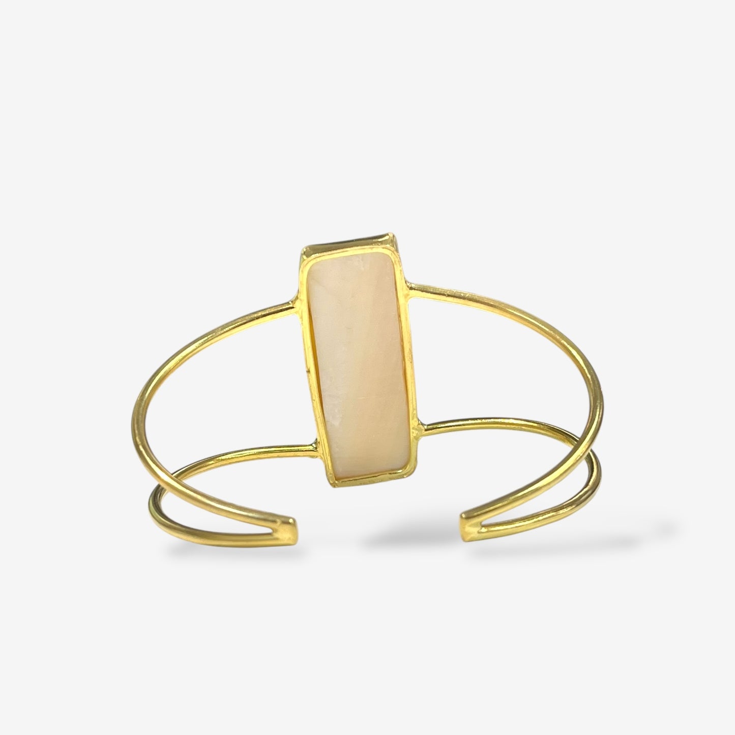 Opal Glow Cuff Bracelet