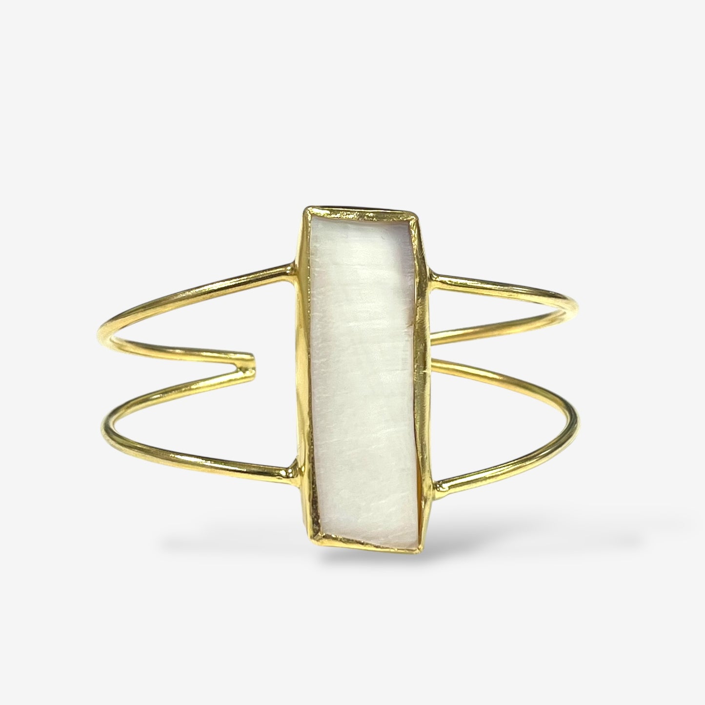 Opal Glow Cuff Bracelet