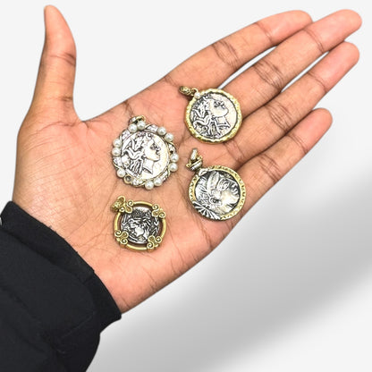 Vintage Coin Charm